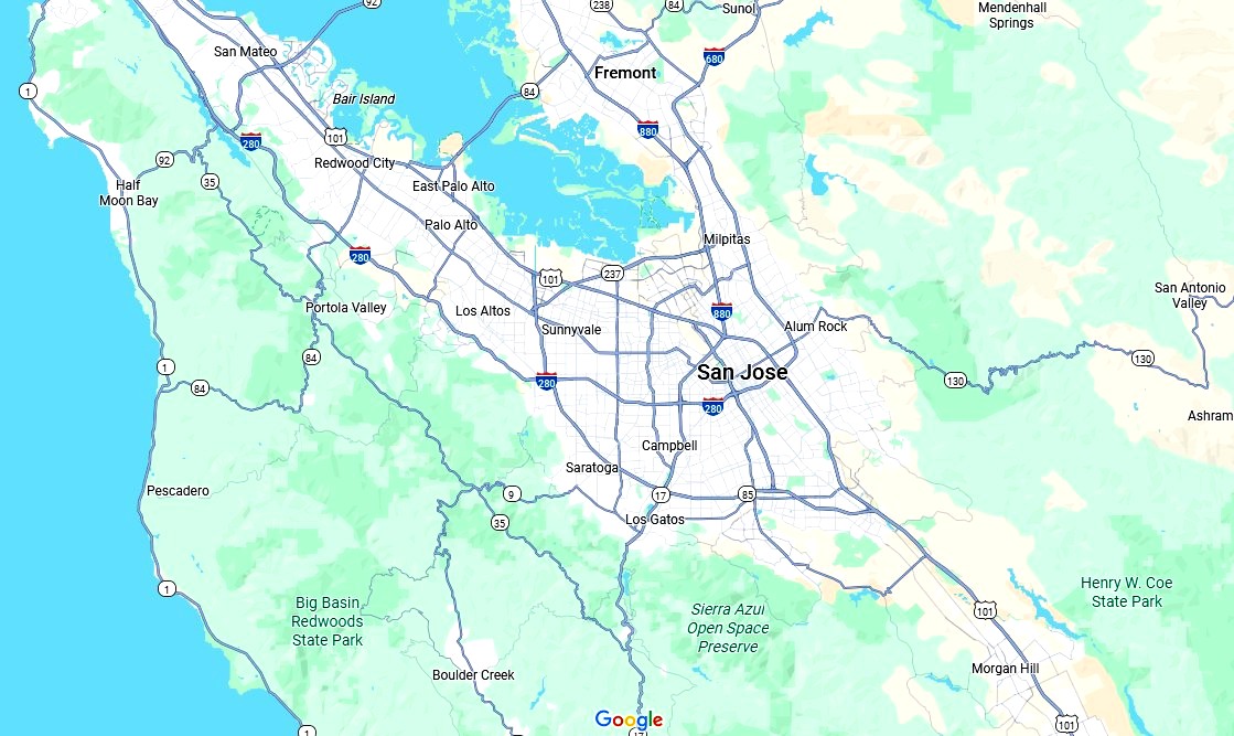 South Bay Map
